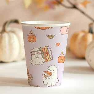 Little Boo Lilac Whimsical Books Baby Dusche Pappbecher