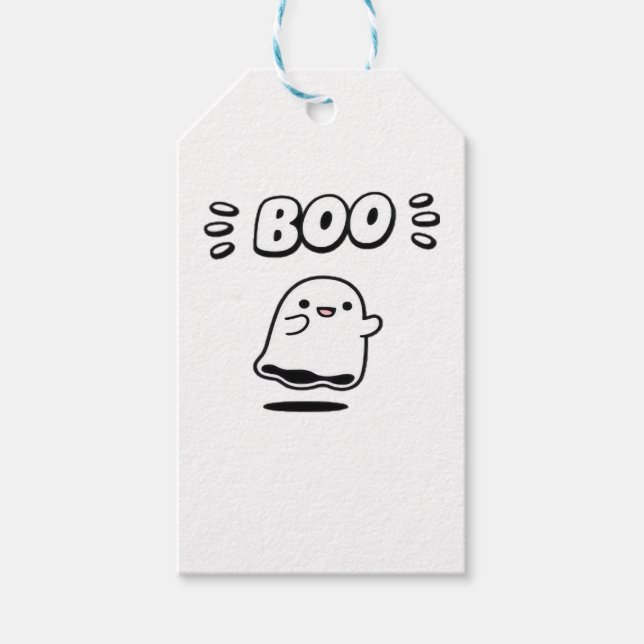 Little Boo Minimal Style Geschenkanhänger (Vorderseite)