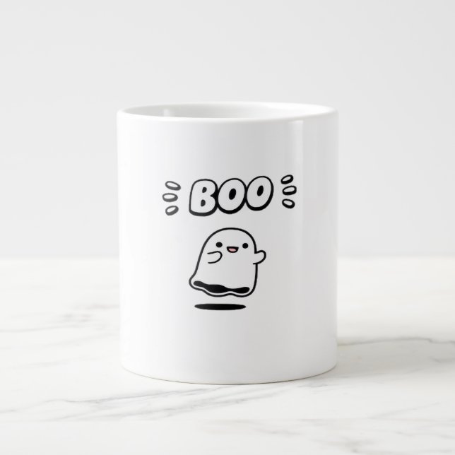 Little Boo Minimal Style Jumbo-Tasse (Vorderseite)