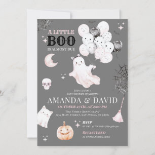 Little Boo Niedlich Ghost Halloween Kindermädchend Einladung