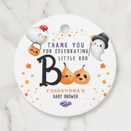 Little Boo Niedlich Halloween Kinderdusche Danke Geschenkanhänger