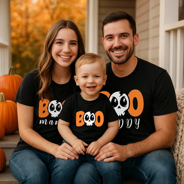 Little Boo Niedlich Skull Halloween Kleinkind T-shirt (Von Creator hochgeladen)