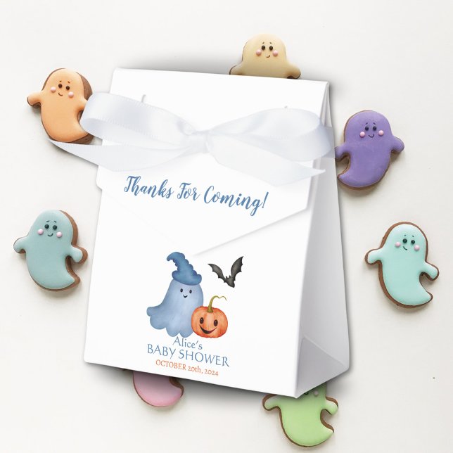 Little Boo Pumpkin Halloween Baby Shower Geschenkschachtel (Von Creator hochgeladen)