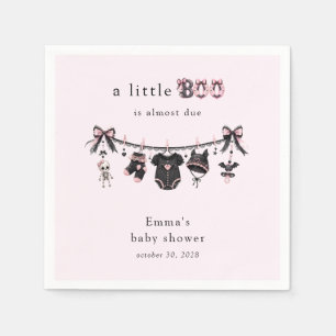 Little Boo Wäscheleine Mädchen Baby-Party Serviette
