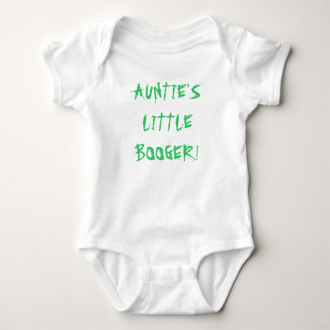 LITTLE BOOGER TANTE! BABY STRAMPLER (Vorderseite)