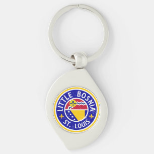 Little Bosnien St. Louis Keyring Schlüsselanhänger
