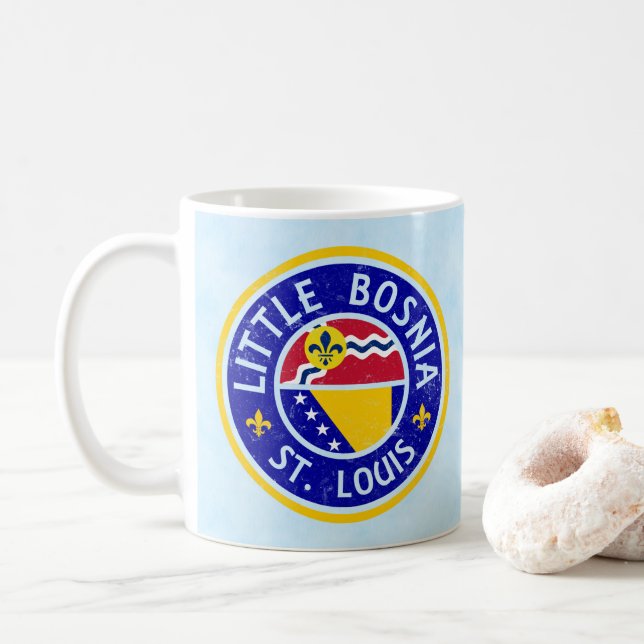 Little Bosnien St. Louis Tasse (Mit Donut)