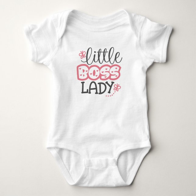Little Boss Lady Baby Strampler (Vorderseite)