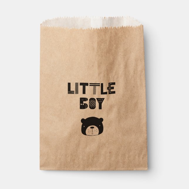 Little Boy | Baby Bear | Gefälligkeitbeutel Geschenktütchen (Vorderseite)