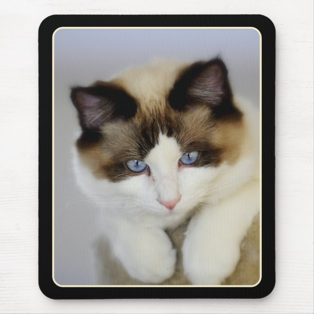 Little Boy-Blau Mousepad (Vorne)
