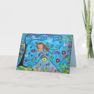 Little Boy Blue Day Card Karte