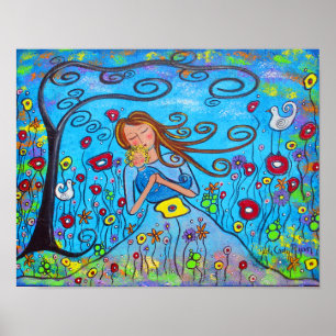 Little Boy Blue Original Kunstposter Poster