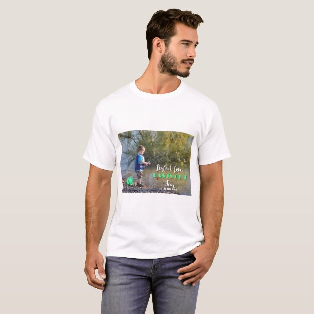 Little Boy Fishing Casting Out Angst Shirt (Vorne ganz)