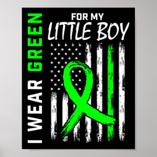 Little Boy Son Nierenerkrankung Zerebral Palsy Awa Poster