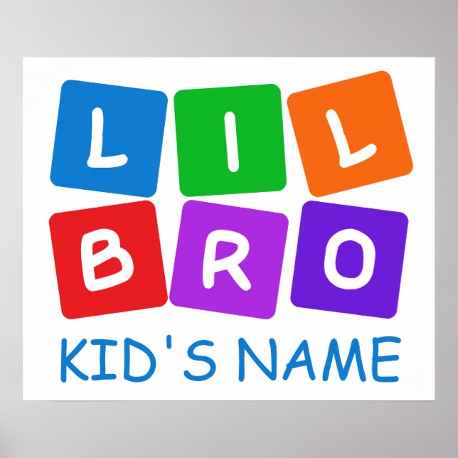 Little Bro custom poster (Vorne)