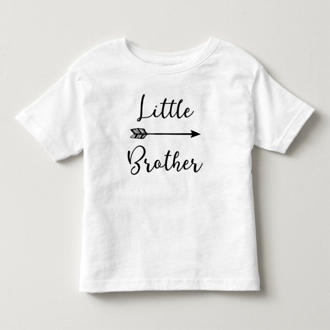 Little Brother ~ Brother Designs Arrow Kleinkind T-shirt (Vorderseite)