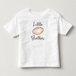 Little Brother ~ Brother Designs Football Kleinkind T-shirt
