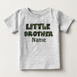 Little Brother Camouflage Personalisiertes Shirt