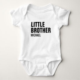 Little Brother Custom Baby Bodysuit Baby Strampler