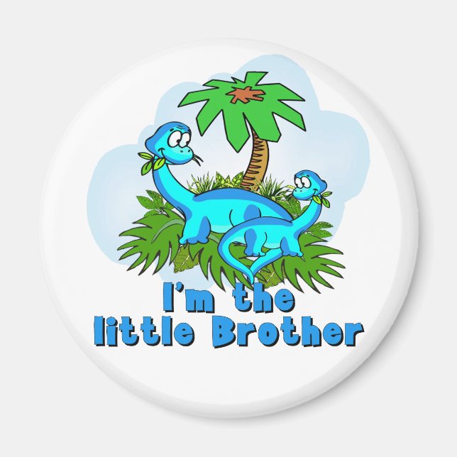 Little Brother Dinosaurier Magnet (Vorne)