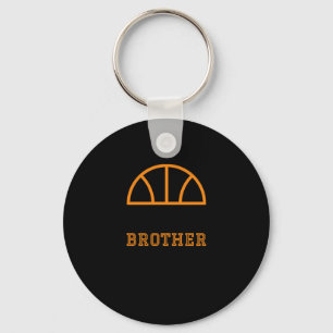 Little Brother Größter Fan Basketball Schlüsselanhänger