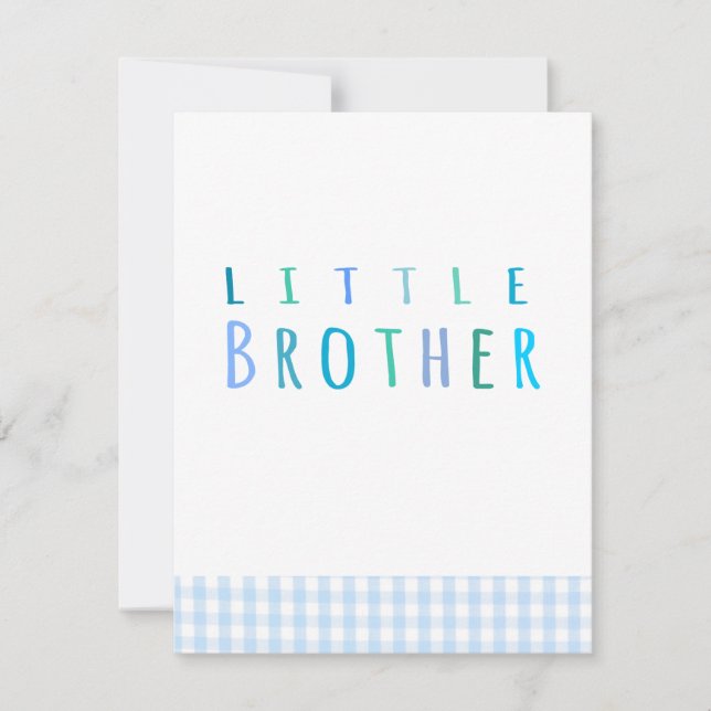 Little Brother in blau (Vorderseite)