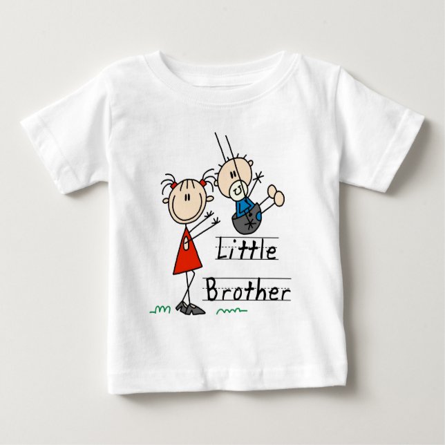 Little Brother mit Big Sister Tshirts (Vorderseite)