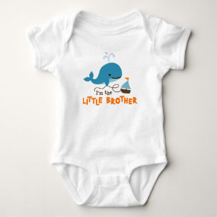 Little Brother - Mod Whale Baby Strampler