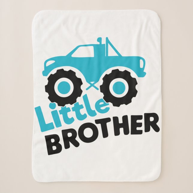 Little Brother Monster Truck Sherpadecke (Vorderseite)