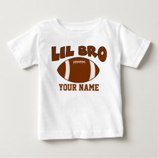 Little Brother Personalisiert Football Baby T-shirt