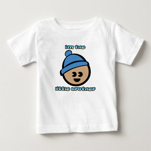 "Little Brother" Säugling T - Shirt (Vorderseite)