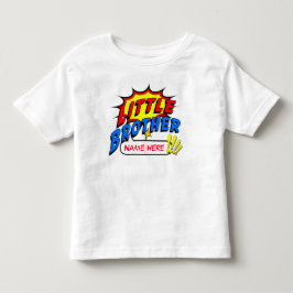 Little Brother Superhero Custom Kleinkind T-shirt