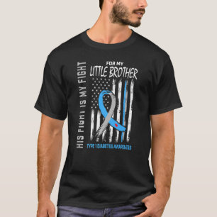 Little Brother Typ 1 Diabetes Sensibilisierungsket T-Shirt