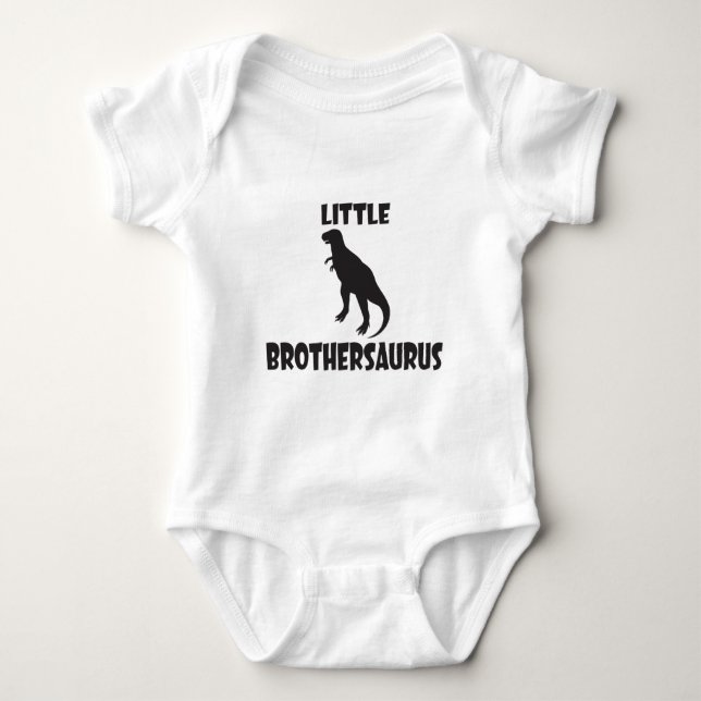 Little Brothersaurus Dinosaur T - Shirt (Vorderseite)