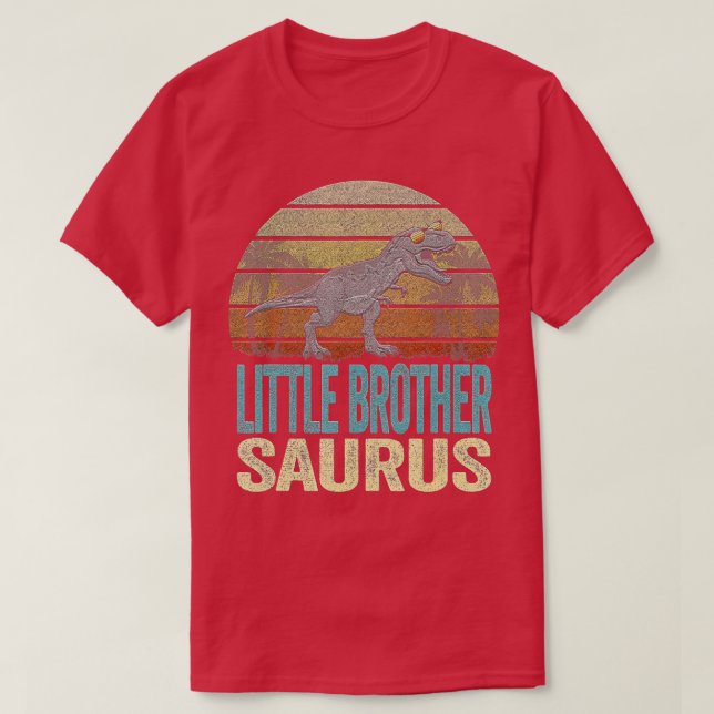 Little Brothersaurus Rex Dinosaur Little Brother T-Shirt (Design vorne)