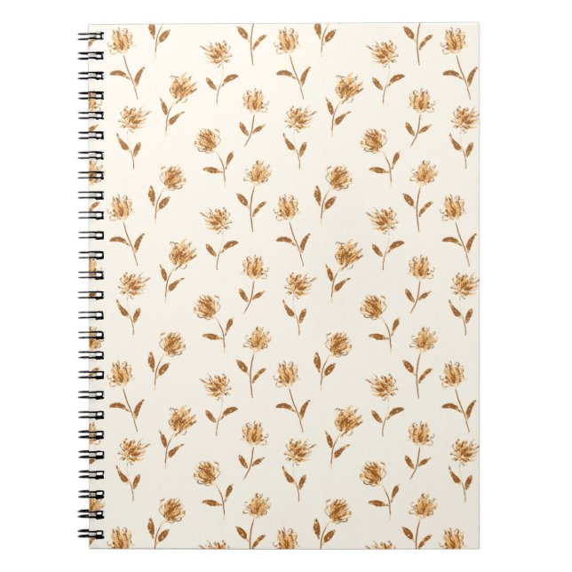 Little Budding Königin Annes - Hütte Kernmuster. Notizblock (Vorderseite)