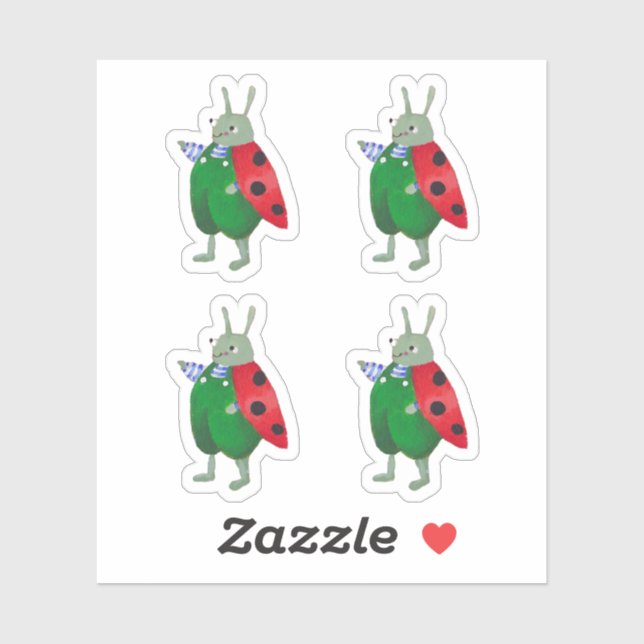 "Little Buddy Käfer Sticker" Aufkleber (Blatt)