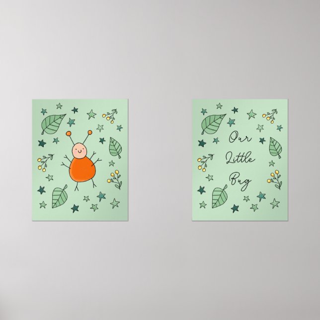 Little Bug Prints Bilderwand Sets (Vorderseite)