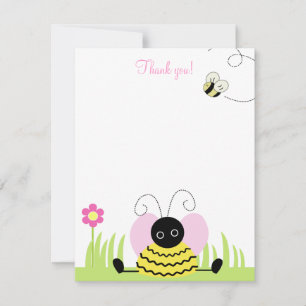 Little Bumble Bee 4x5 Wohnung Vielen Dank Mitteilungskarte