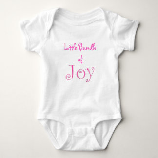 Little Bundle of Joy - Pink Baby Strampler
