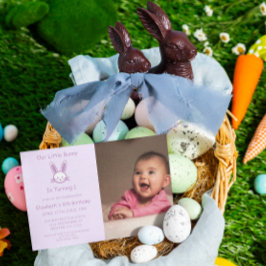 Little Bunny 1. Geburtstag Einladung