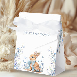 Little Bunny and Blue Wildblumen Babydusche Geschenkschachtel