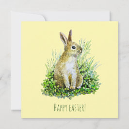Little Bunny Aquarell Postcard Karte
