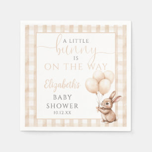 Little Bunny Balloons Gender Neutral Baby Dusche Serviette