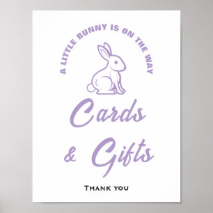 Little Bunny Easter Baby Showkarten & Geschenkguts Poster