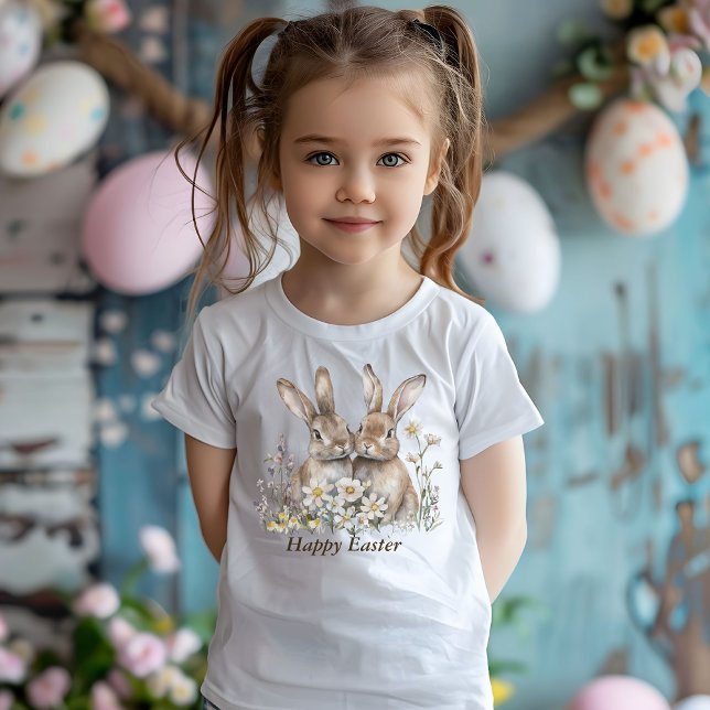 Little Bunny Kids Personalisiert T-Shirt (Little Bunny Kids Personalized T-Shirt)
