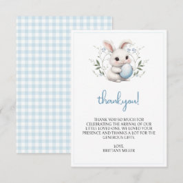 Little Bunny Oaster Baby Dusche Dankeskarte