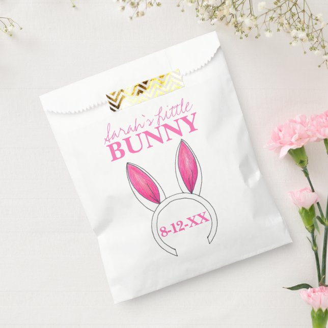 Little Bunny Pink Rabbit Oars Neue Babydusche Geschenktütchen (Versiegelt)