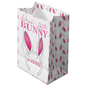 Little Bunny Pink Rabbit Oars Neue Babydusche Mittlere Geschenktüte