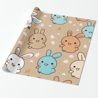Little Bunny Wrapping Paper Geschenkpapier